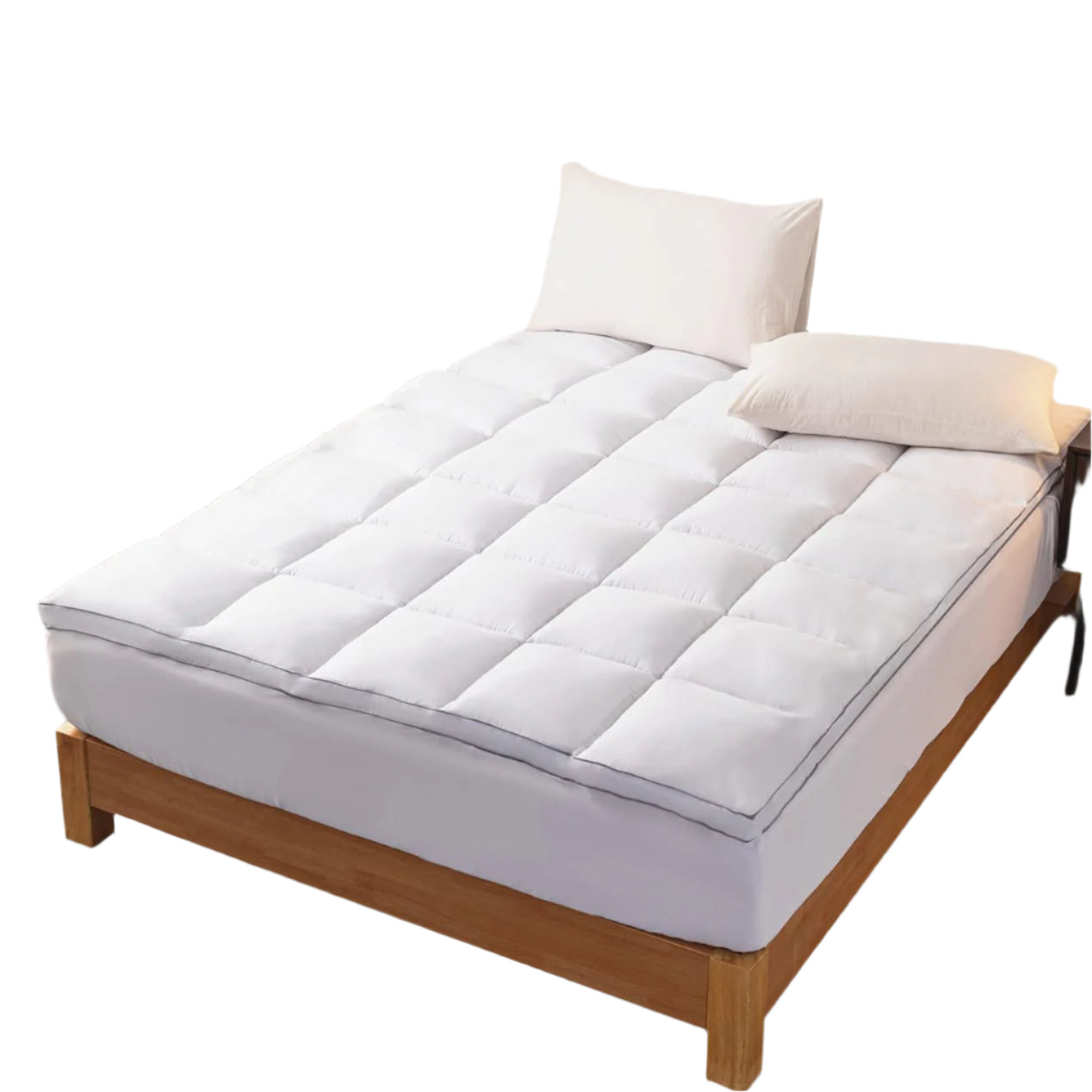 Mattress Pad King Size - Extra Thick Mattress Cover - Pillow Top Deep Pocket