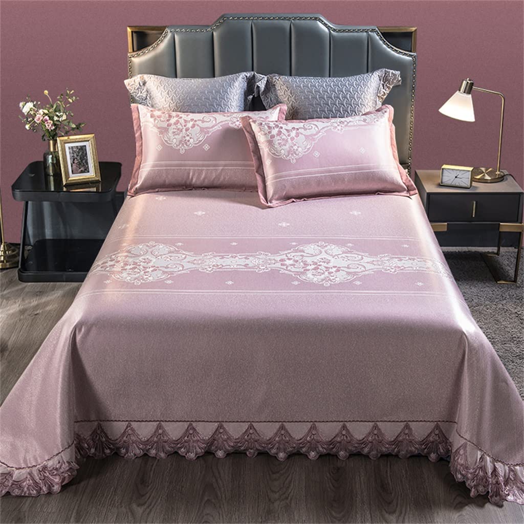 Ice Silk Mats Washable and Foldable Three-Piece Air-Conditioning Bed Skirt Household
