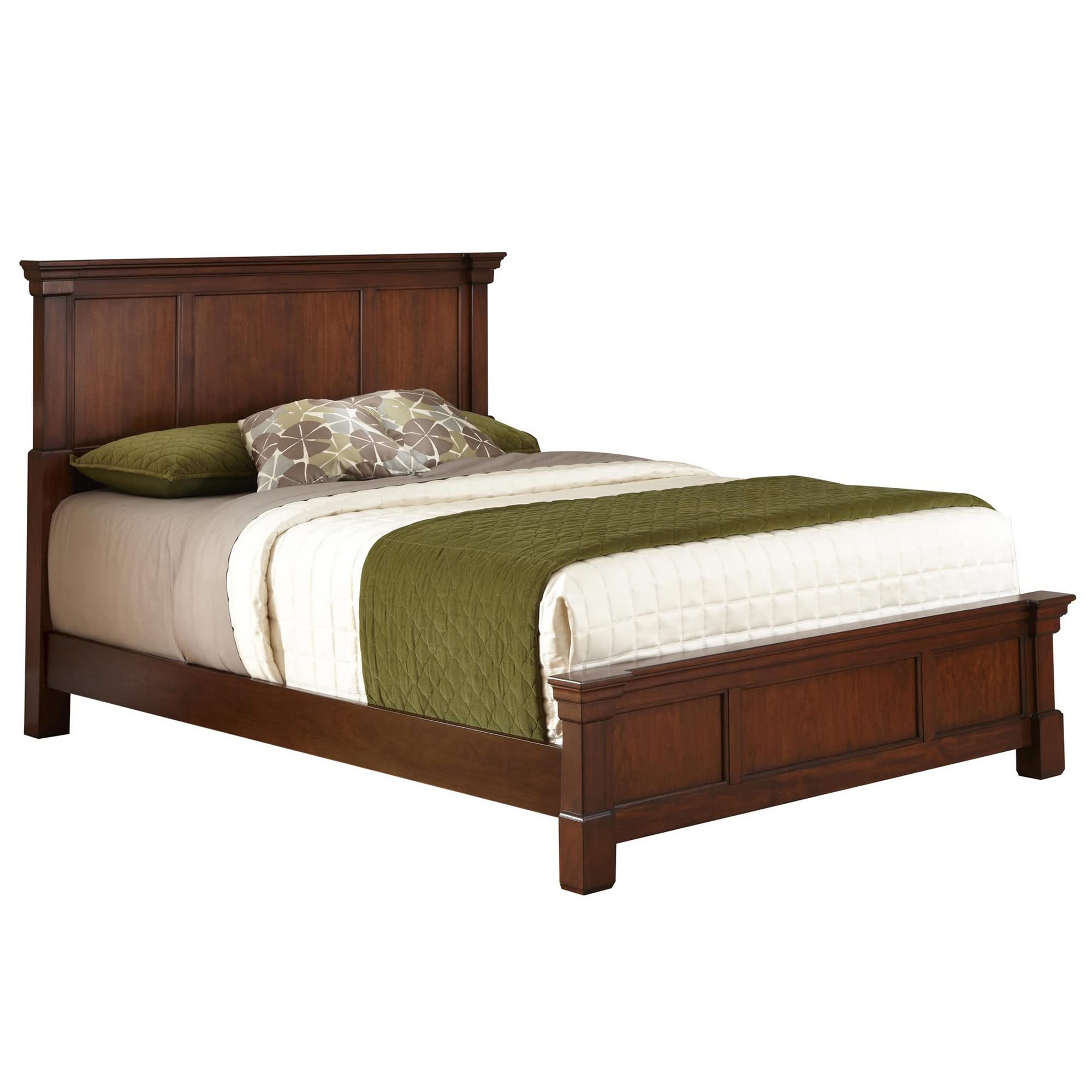 Aspen Cherry Queen Bed, Headboard and Footboard