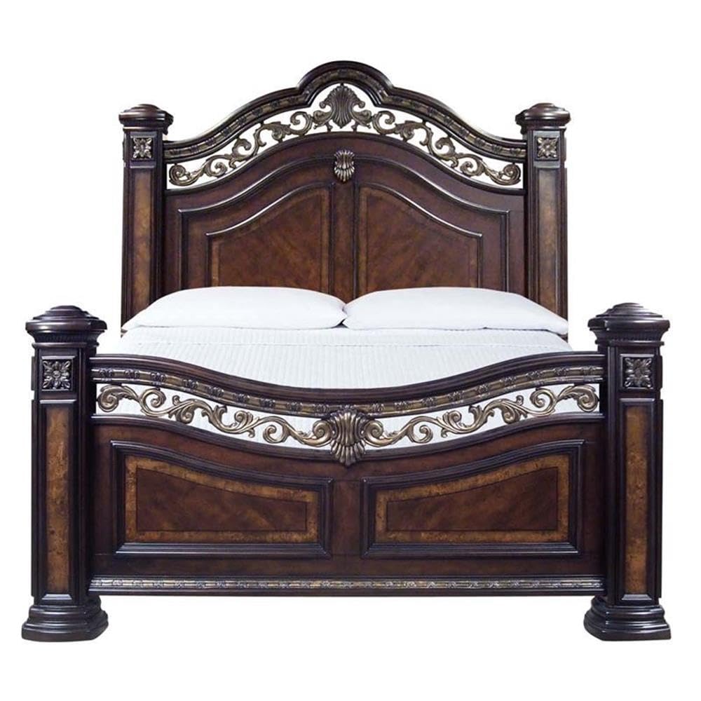 Monte Carlo Rich Cocoa Chocolate Queen Bed Complete