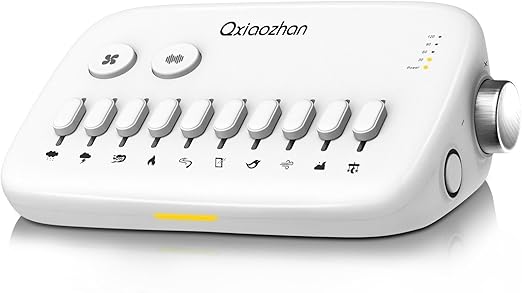 White Noise Sound Machine with 30 Soothing Sounds, Slide-Rail Button