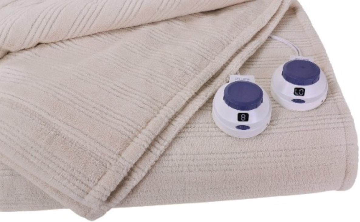 King Heated Blanket, Cozy & Plush Electric Blanket with Low-Voltage