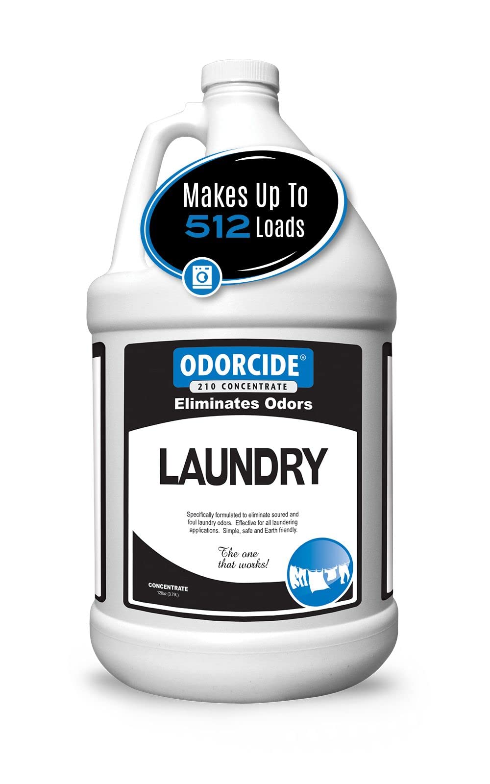 1 Gallon Concentrated Laundry Odor Eliminator for Strong Odor, All Laundry Uses – Safe