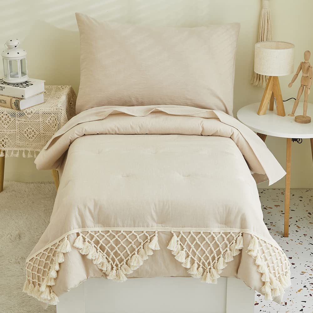 Gender Neutral Boho Bohemian Girl Boy Toddler Bedding Set 4 Pieces