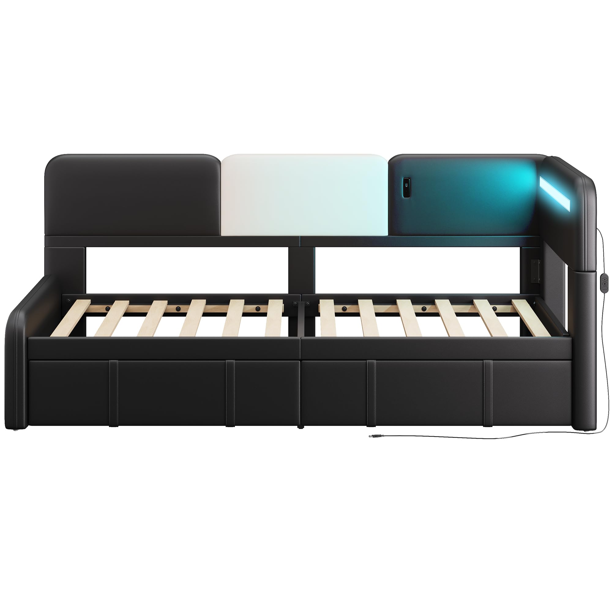 Daybed with Storage, Twin Day Bed Frame with Drawer