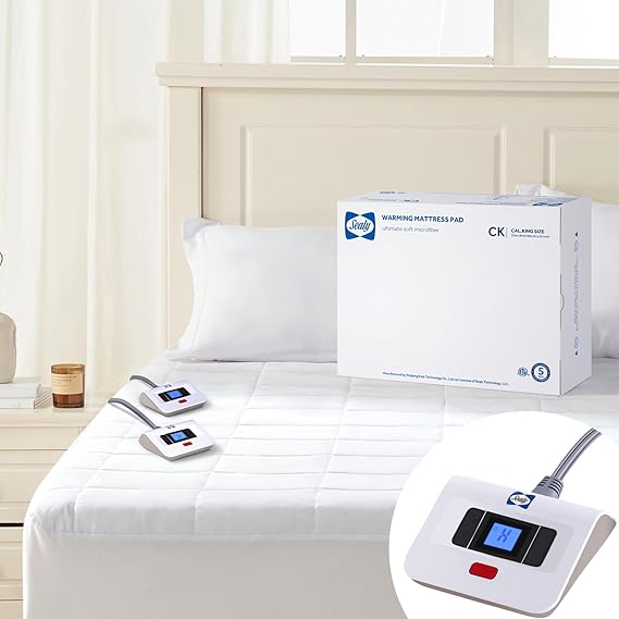 Electric Mattress Pad King Size, 10 Heating Settings Heated Mattress Pad
