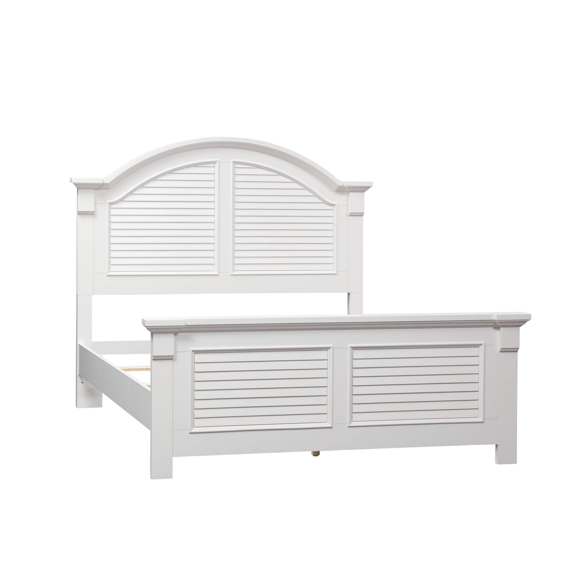 Panel Bed, White, W82 x D88 x H60