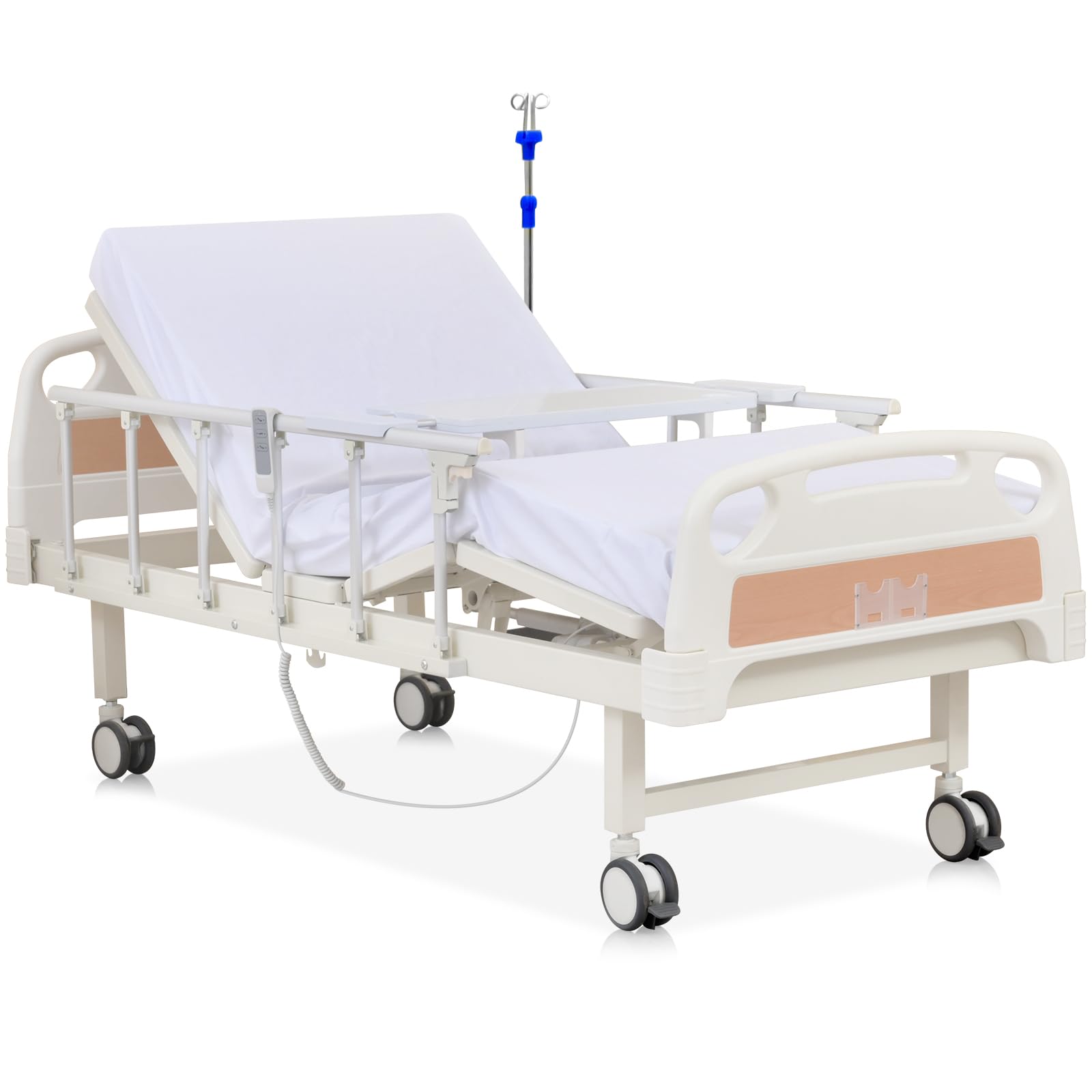 Hospital Bed, 2 Function Full Electric Medical Beds with 4.7" Foam