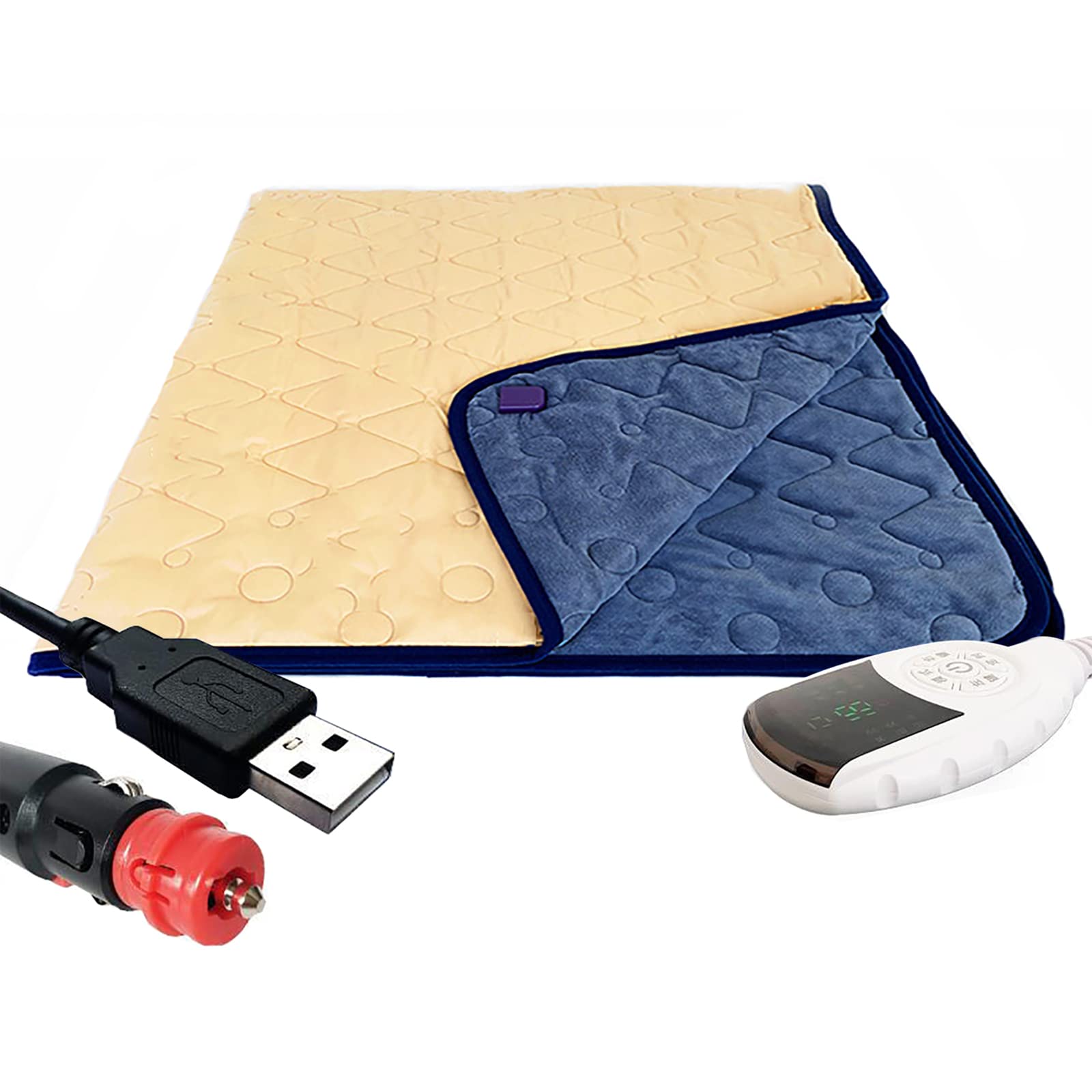 Electric Blanket, Cordless Battery Operated Heated Blanke