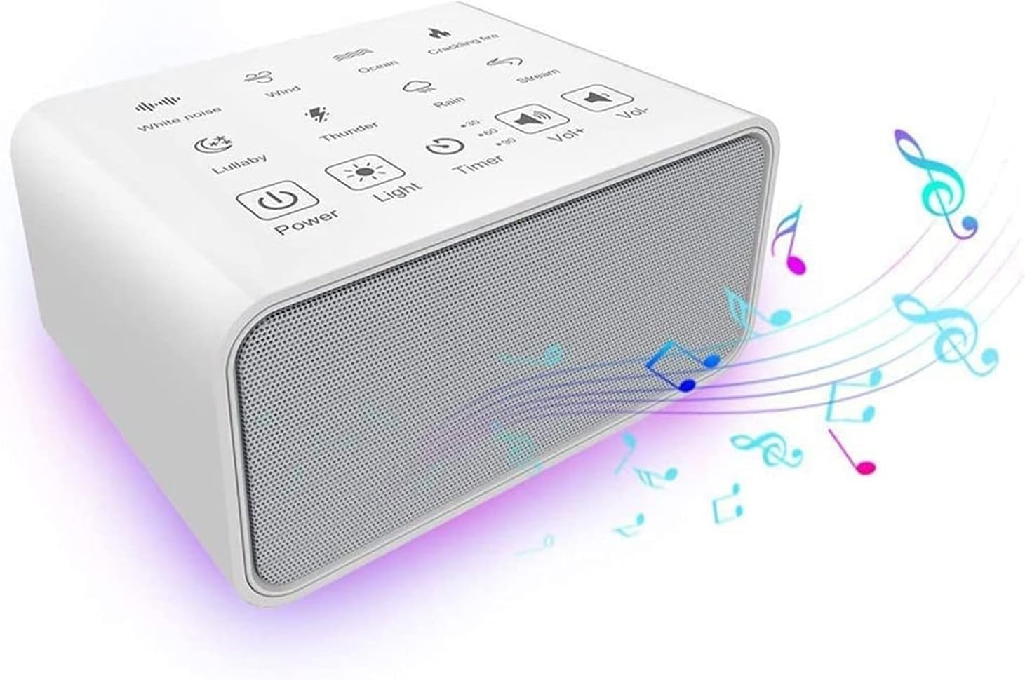 Portable White Noise Machine for Travel | Soothing, Natural Sounds with Volume Control
