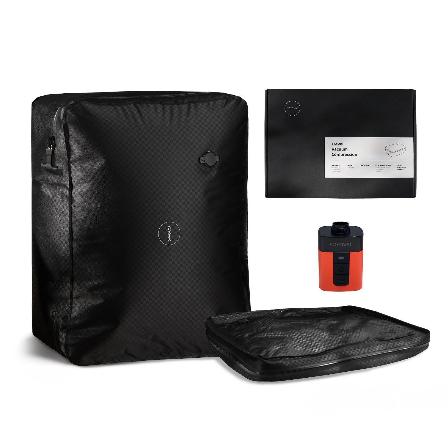 Vacuum Bags with Wireless Pump– Space Saver Compression Bags for Luggage