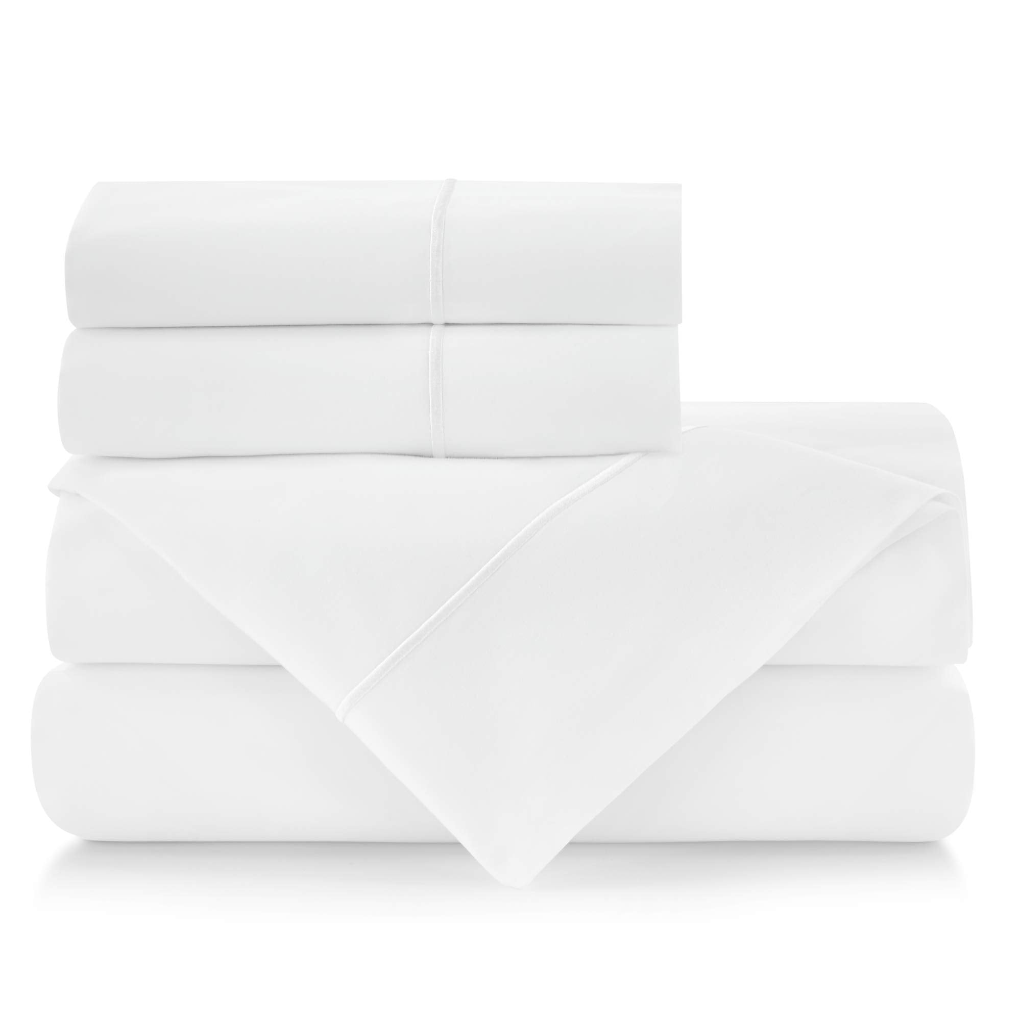 Boutique Embroidered Percale Sheet Sets - 100% Long Staple Cotton