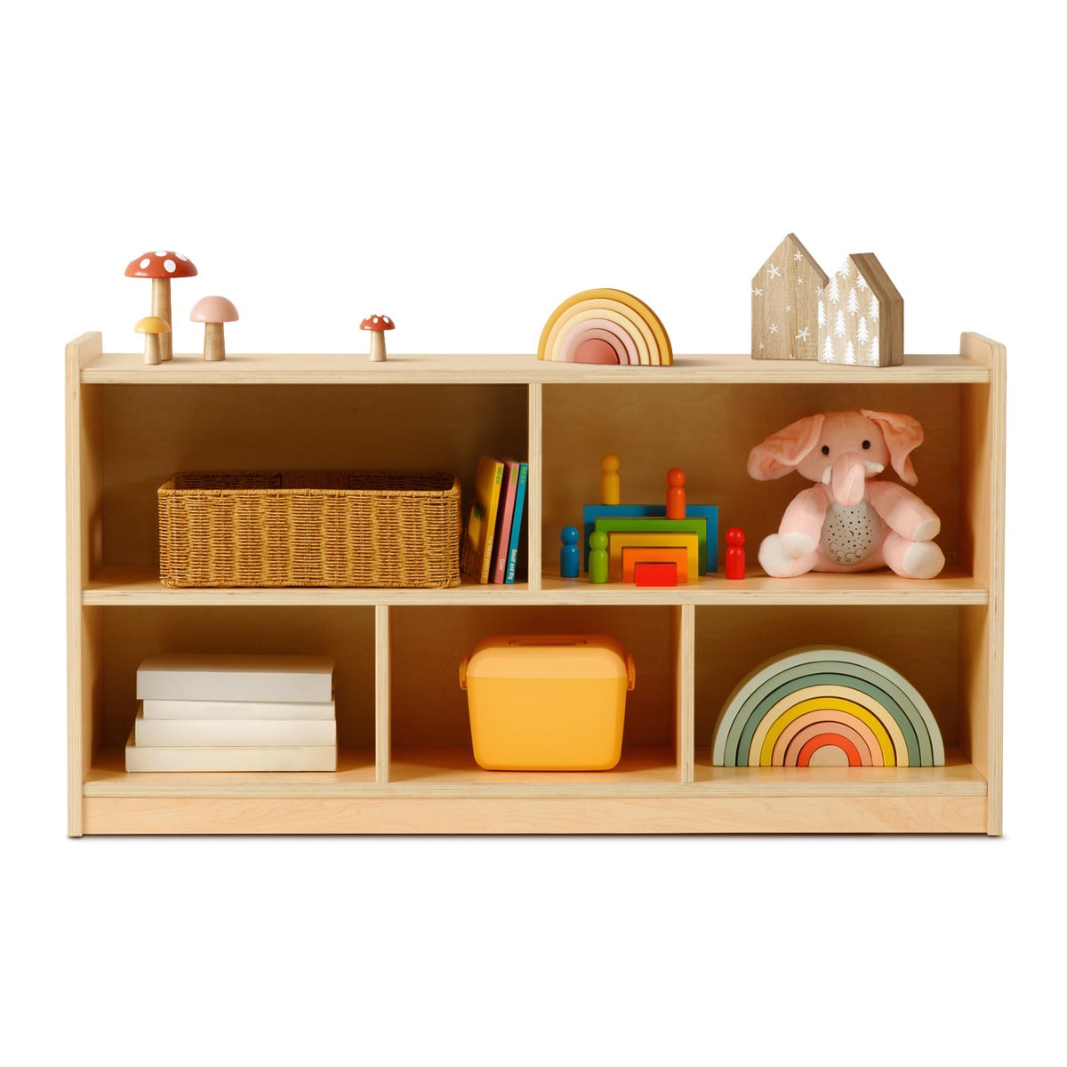 Wooden Kids Storage Cabinet & Montessori Shelf