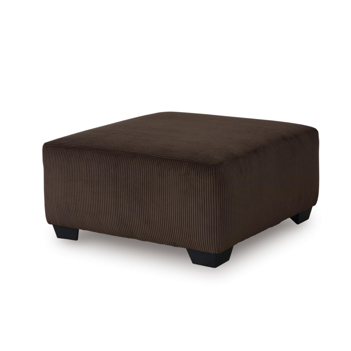 Oversized Velvet Ottoman