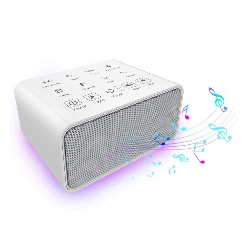 White Noise Machine Sleep Sound Machine Night Light for Baby