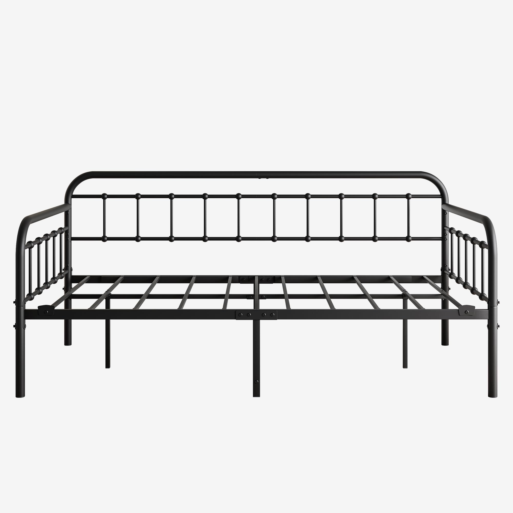 Daybed Frame Heavy Duty Slats Sofa Bed Platform Mattress Foundation