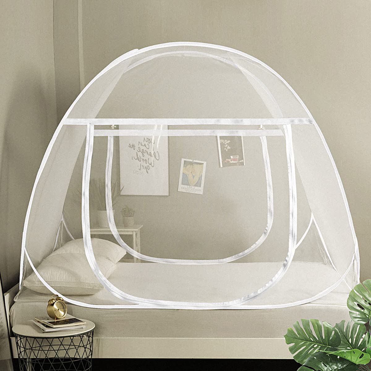 Pop Up Mosquito Net Tent for Beds, Portable Foldable Mosquito Netting Folding