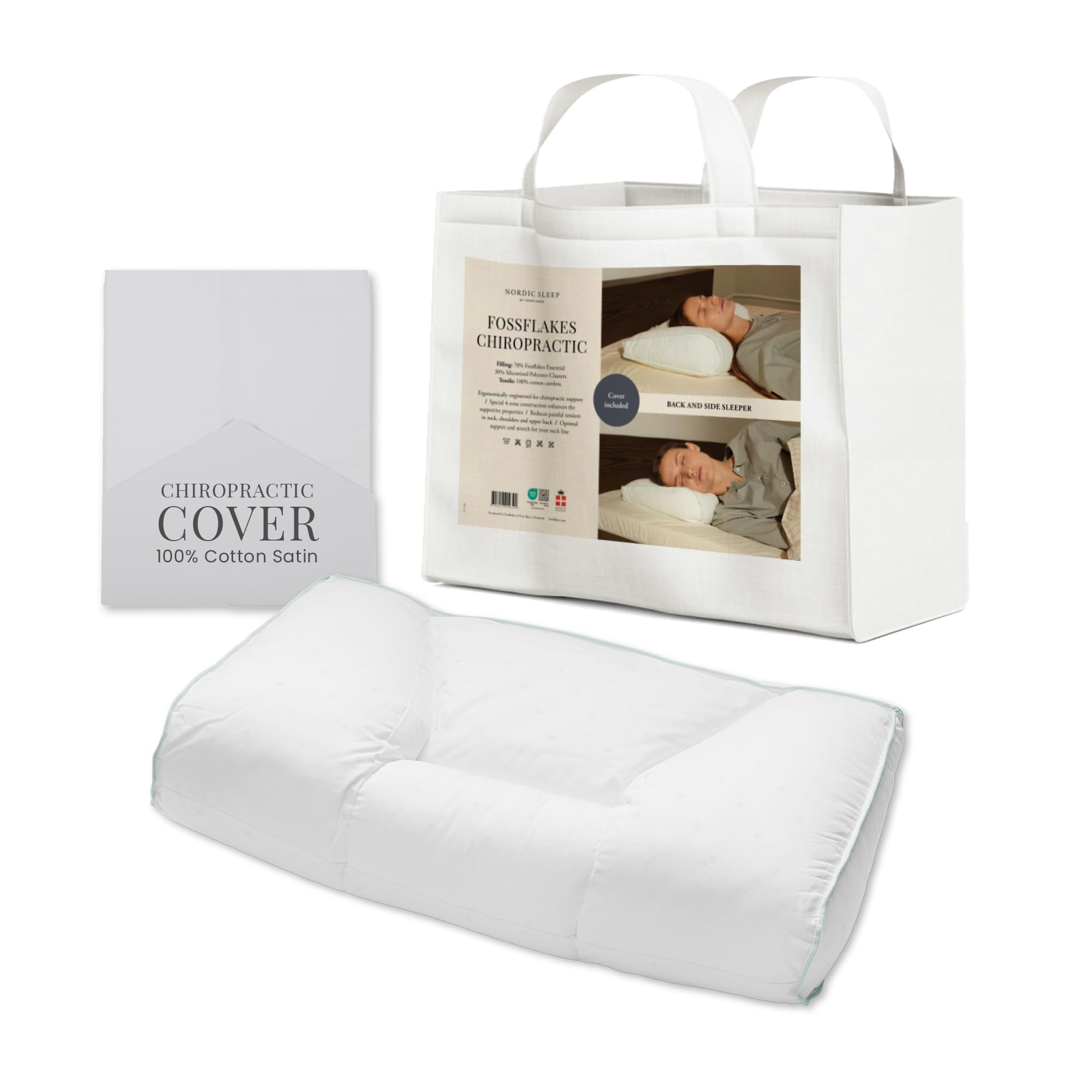 Orthopaedic Neck Support Pillow - Down Alternate Exclusive Filing