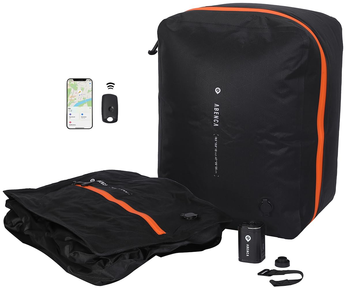 Vacuum Storage Bags for Travel with Wireless Pump, Finder Tags, Compression
