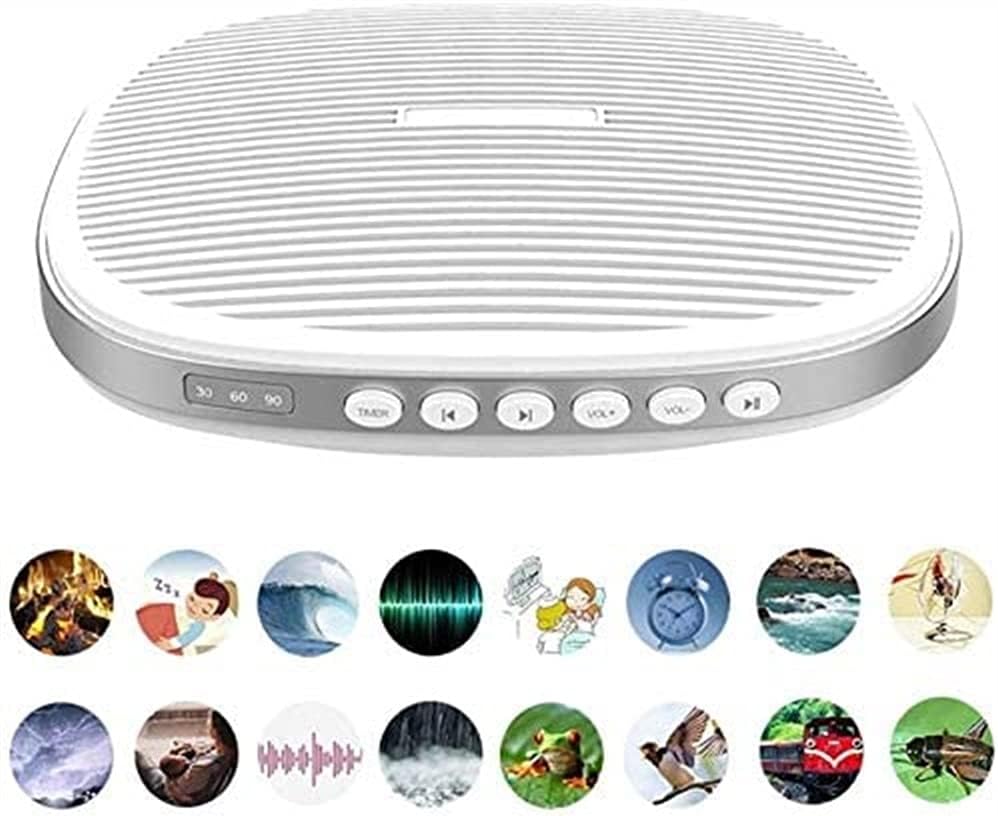 White Noise Machine - Portable Sleep Sound Machine with 20 High Fidelity