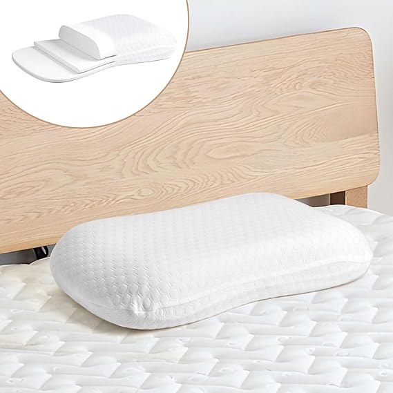 Pillow, Slow Rebound Memory Foam Pillow, 6x10 Ordered Spring Groups