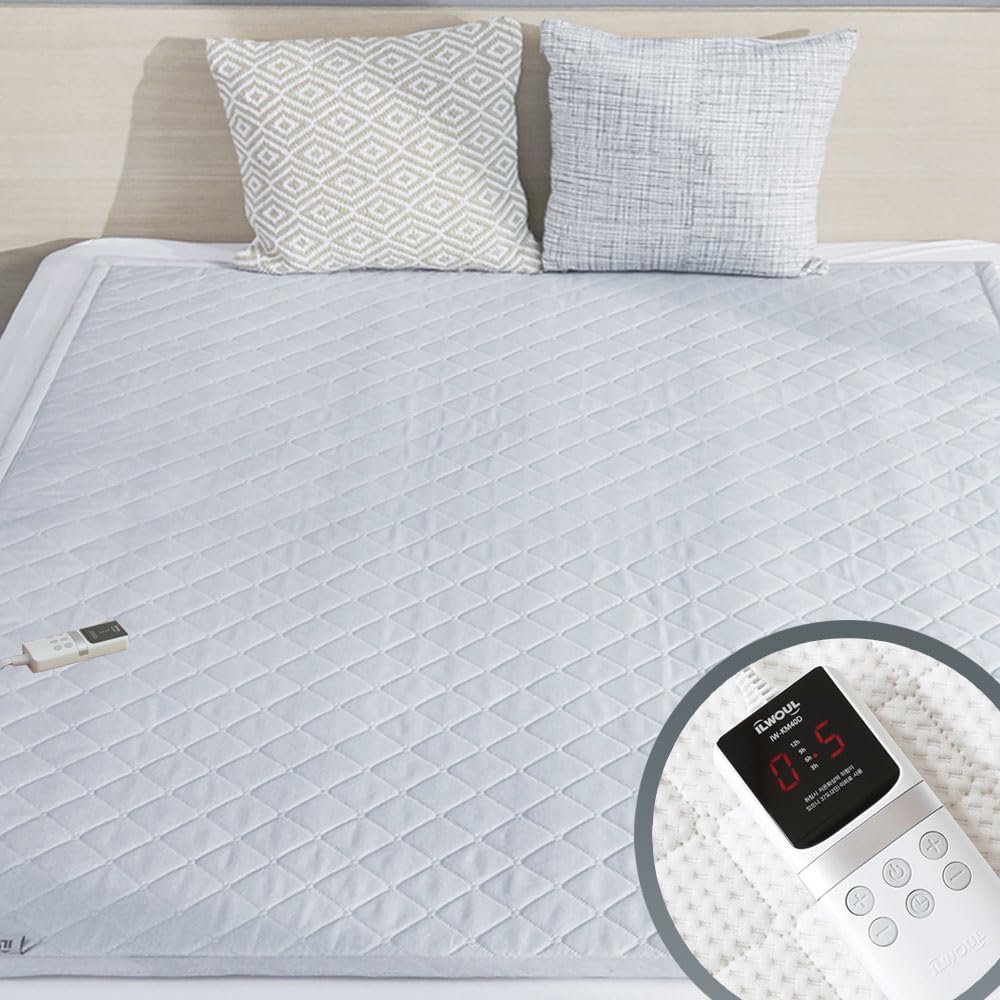 Heated Mattress Pad – Bed Warmer with Single Controller, 5 Heat Settings