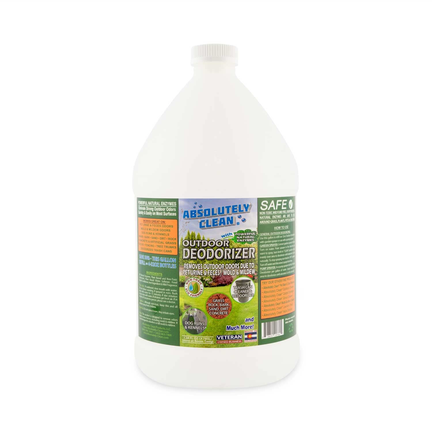 Amazing Outdoor Deodorizer odor eliminator Natural Enzyme Just Spray & Walk Away Grass