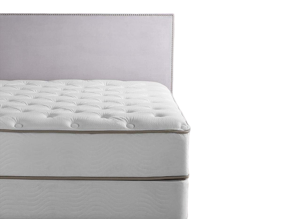 Bed - Pocketed Coil Innerspring 12" Mattress and Split Standard 9" Box Spring Set