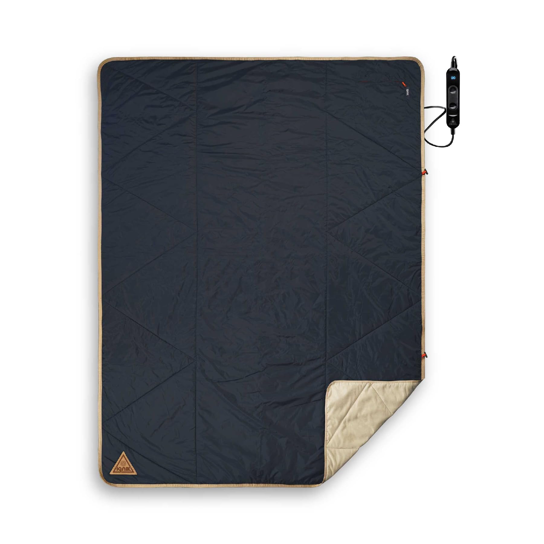 12-Volt Powered Portable Heated Blanket, Blue