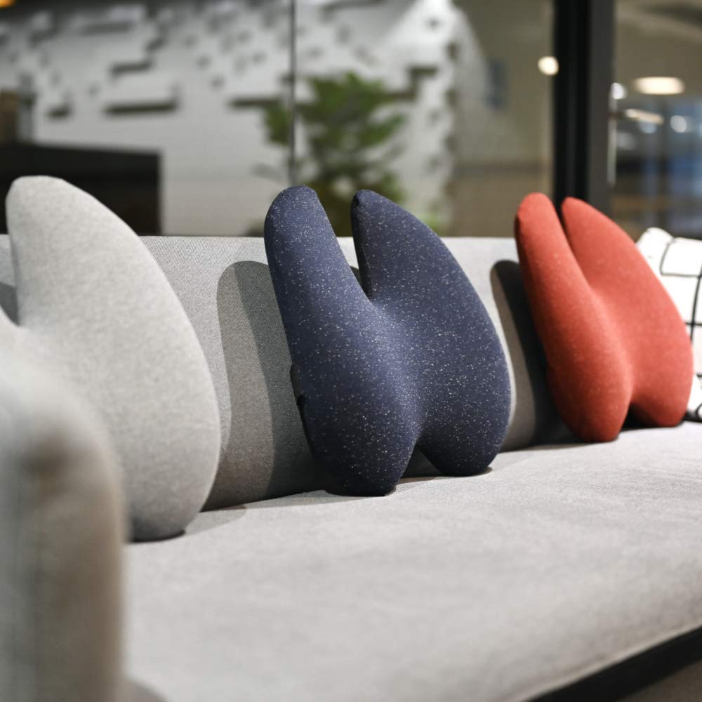 Extra Dense Lumbar Pillow - Patented Ergonomic Multi-Region Firm Back