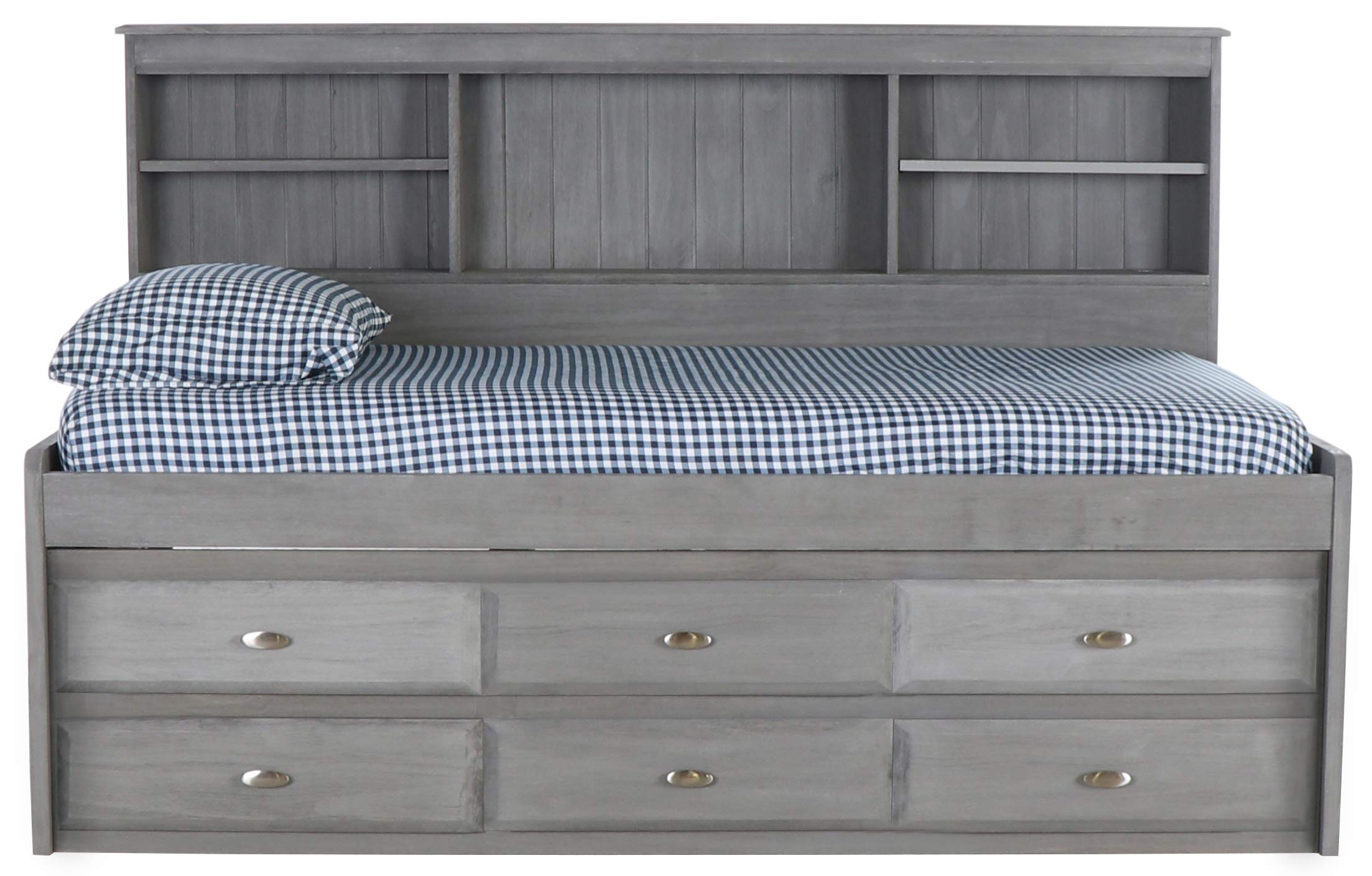 Classics 83222-6-KD Daybed, Twin, Charcoal Gray
