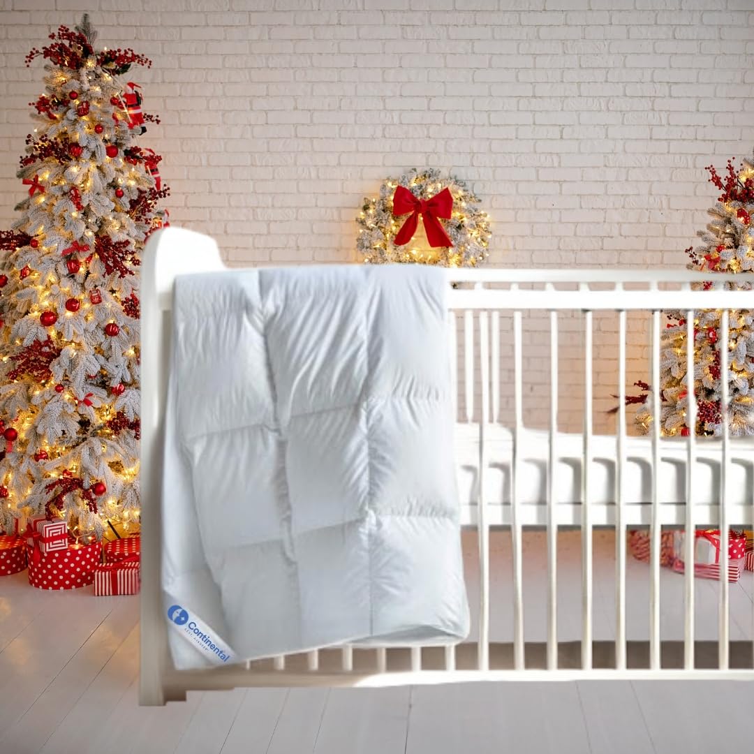 Bedding Toddler Comforter, 100% White Down Duvet Insert