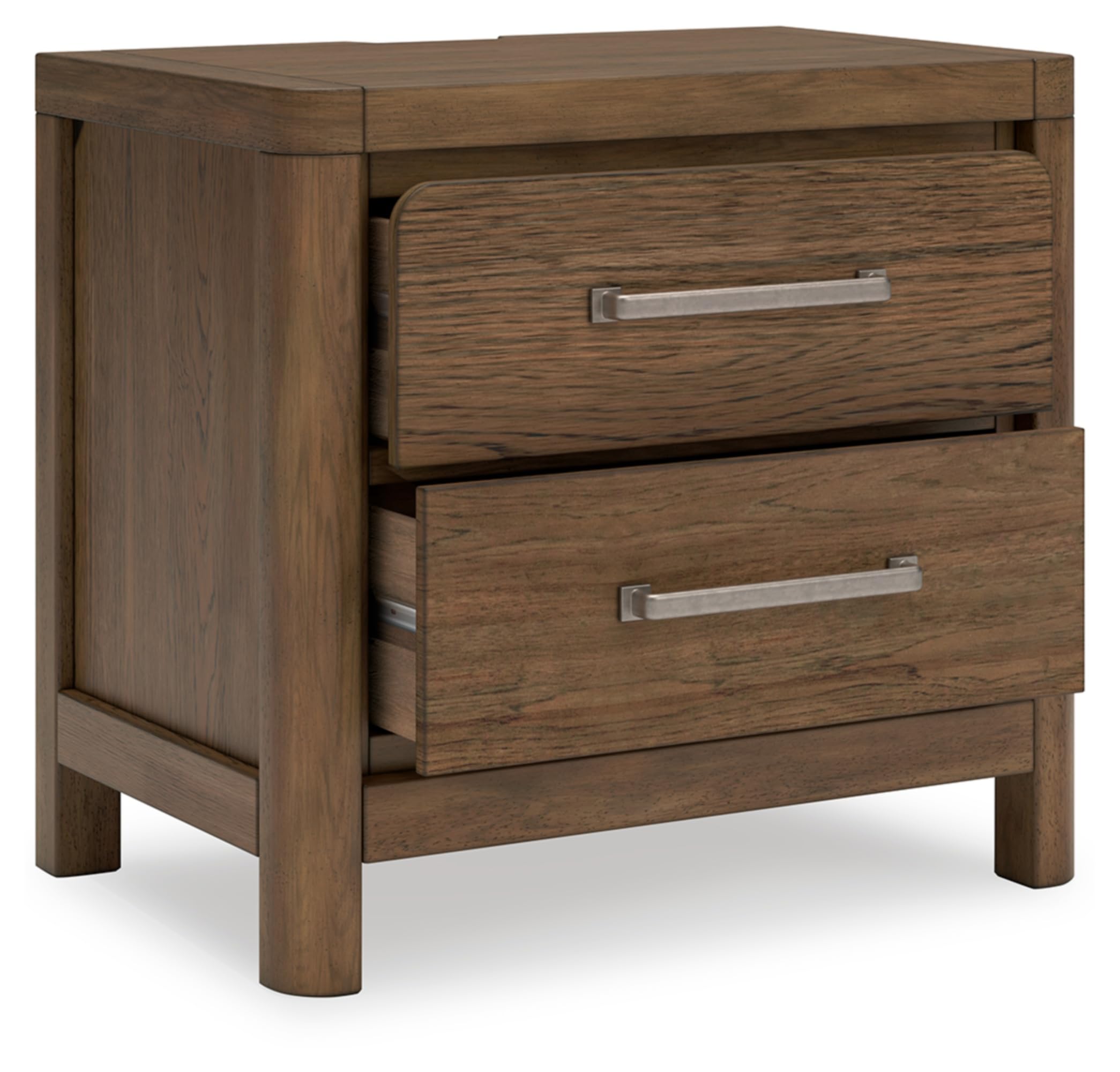 Cabalynn Lodge 2 Drawer Nightstand with Power Supply and USB Ports