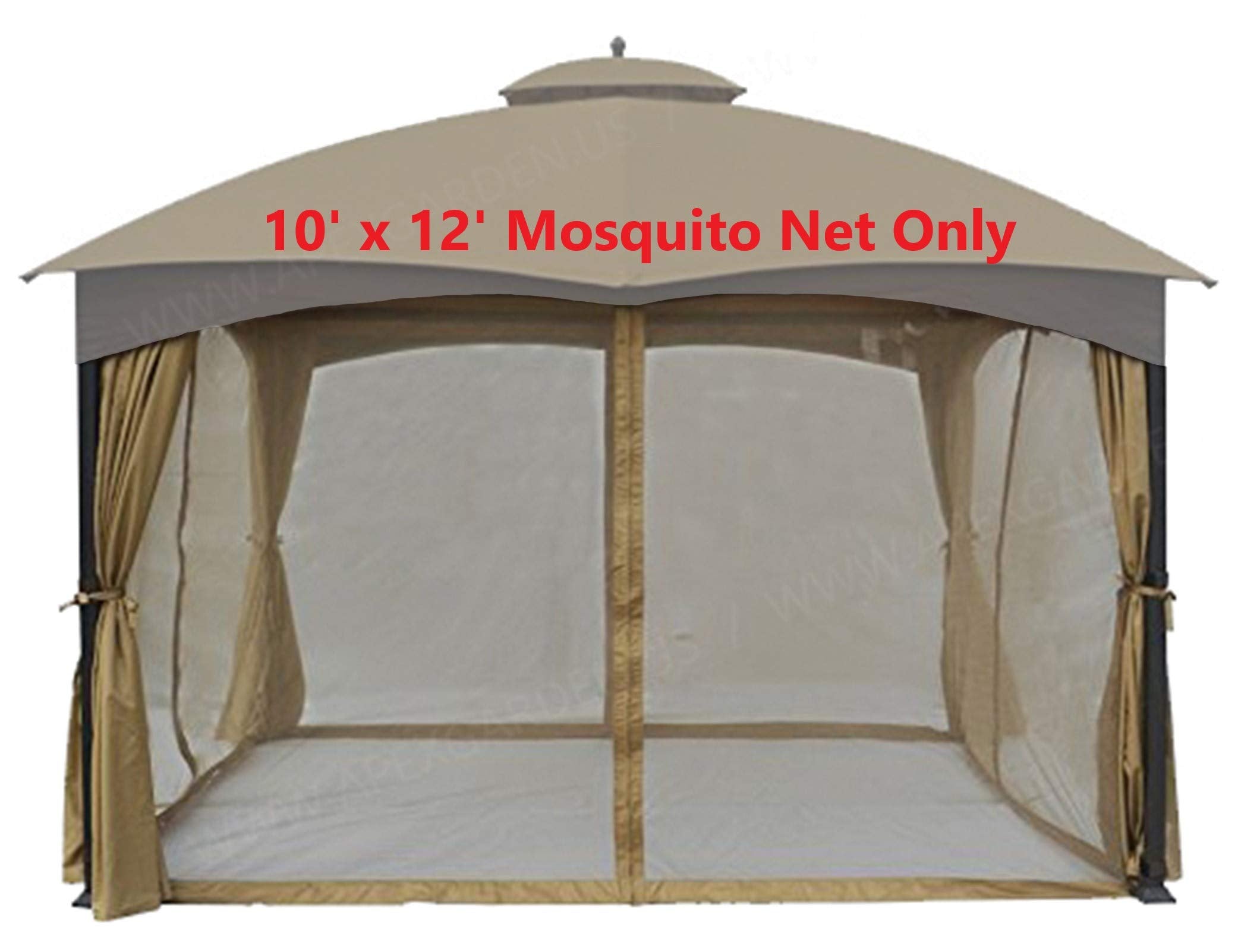 10 Ft. x 12 Ft. Gazebo Replacement Mosquito Netting (Mosquito Net Only)