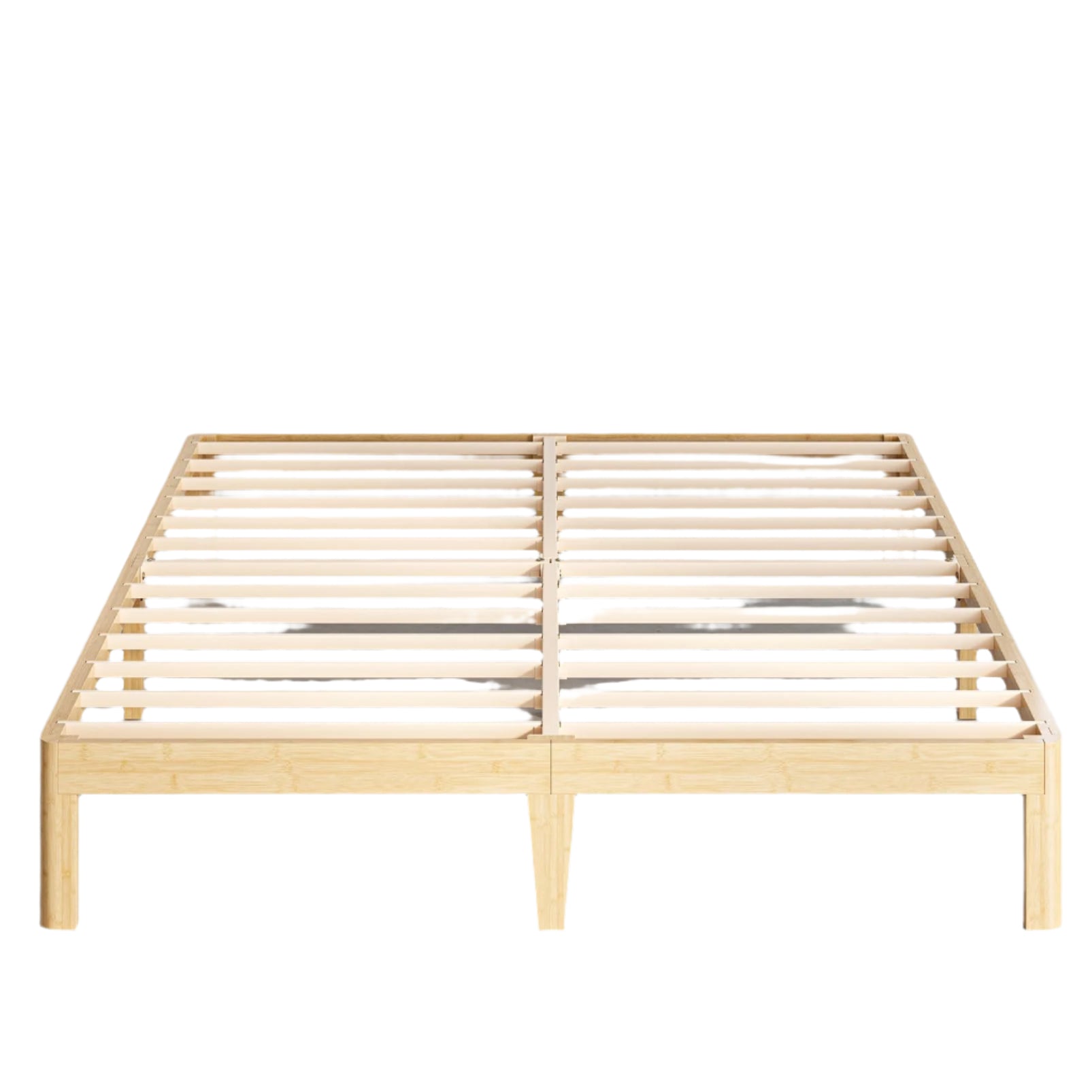 12 Inch High Bamboo Wood King Size Bed Frame Platform