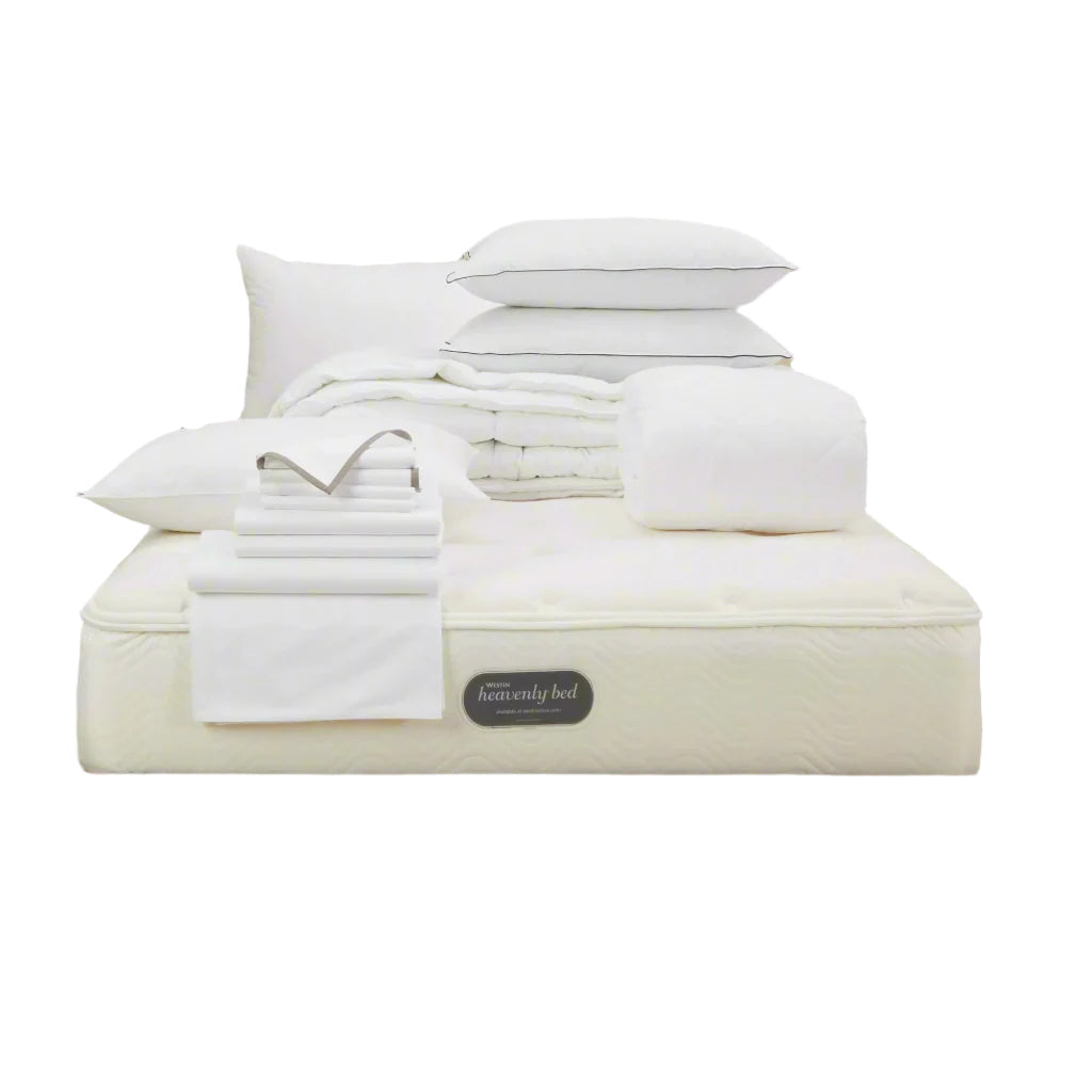 Hotel Duvet Cover - Cotton Blend - 300 Thread Count - Jacquard - White - King Size