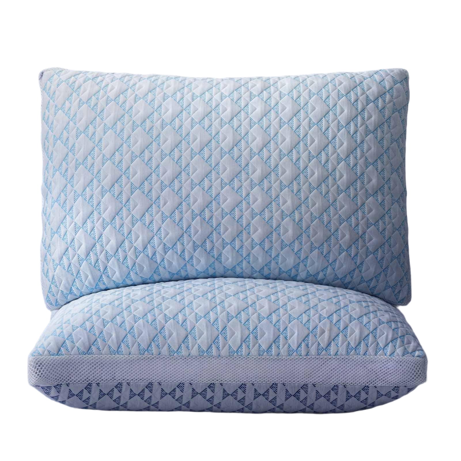 Memory Foam Cooling Soft Bamboo Viscose Pillows Queen Size Set of 2