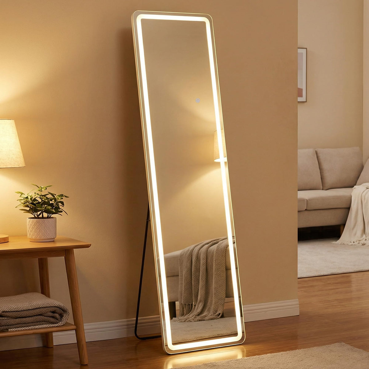 LED Full Length Mirror with Lights