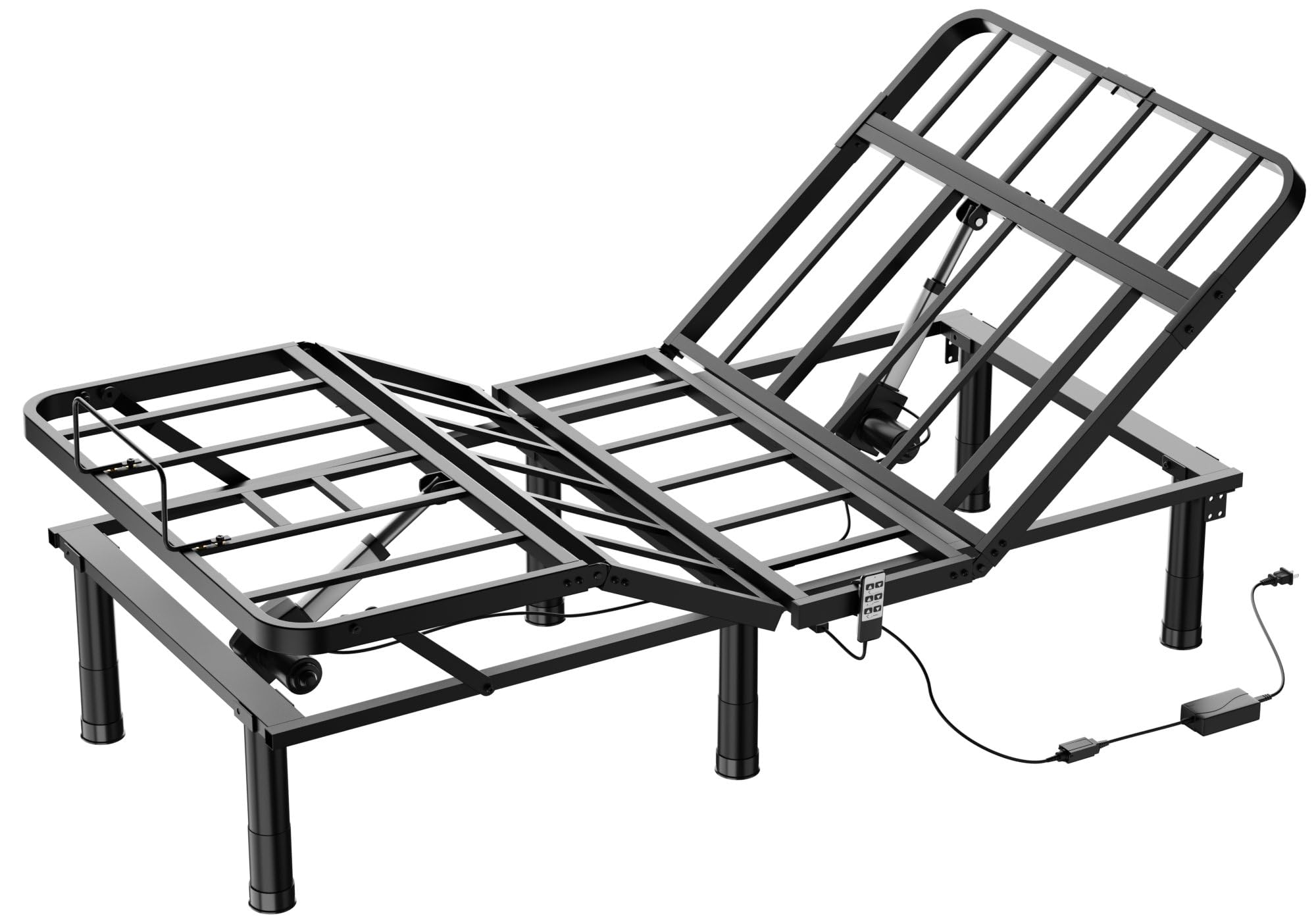 Twin XL Adjustable Bed Frame, Wired Remote Control