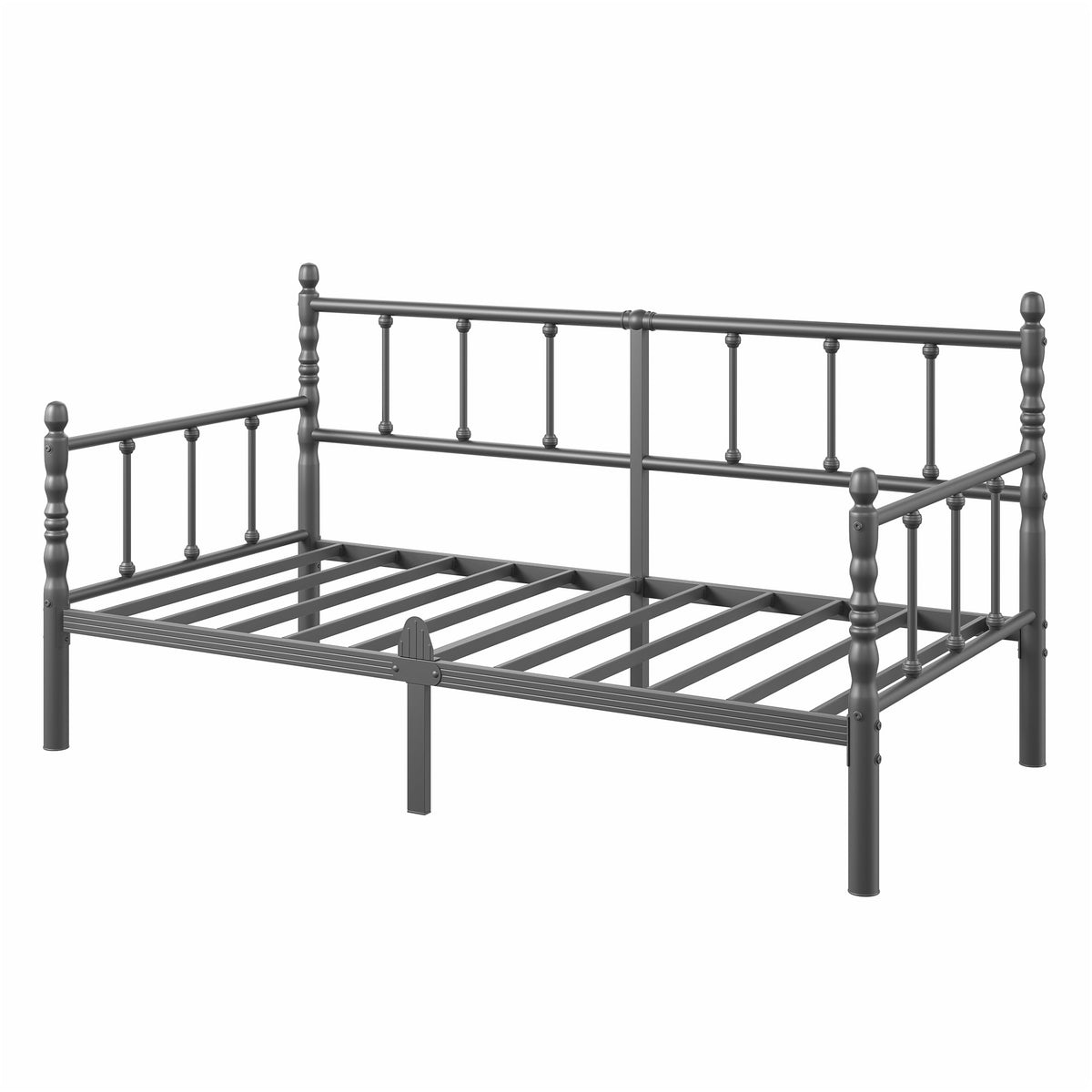 Twin Metal Daybed Frame with Under-Bed Storage