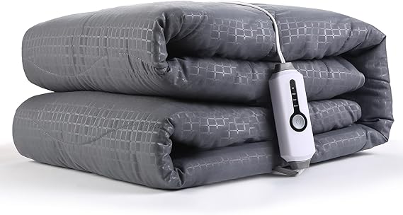 Electric Mattress Pad Twin Size 39"x75", 4 Heating Levels & 10 Hour Auto Shut Off