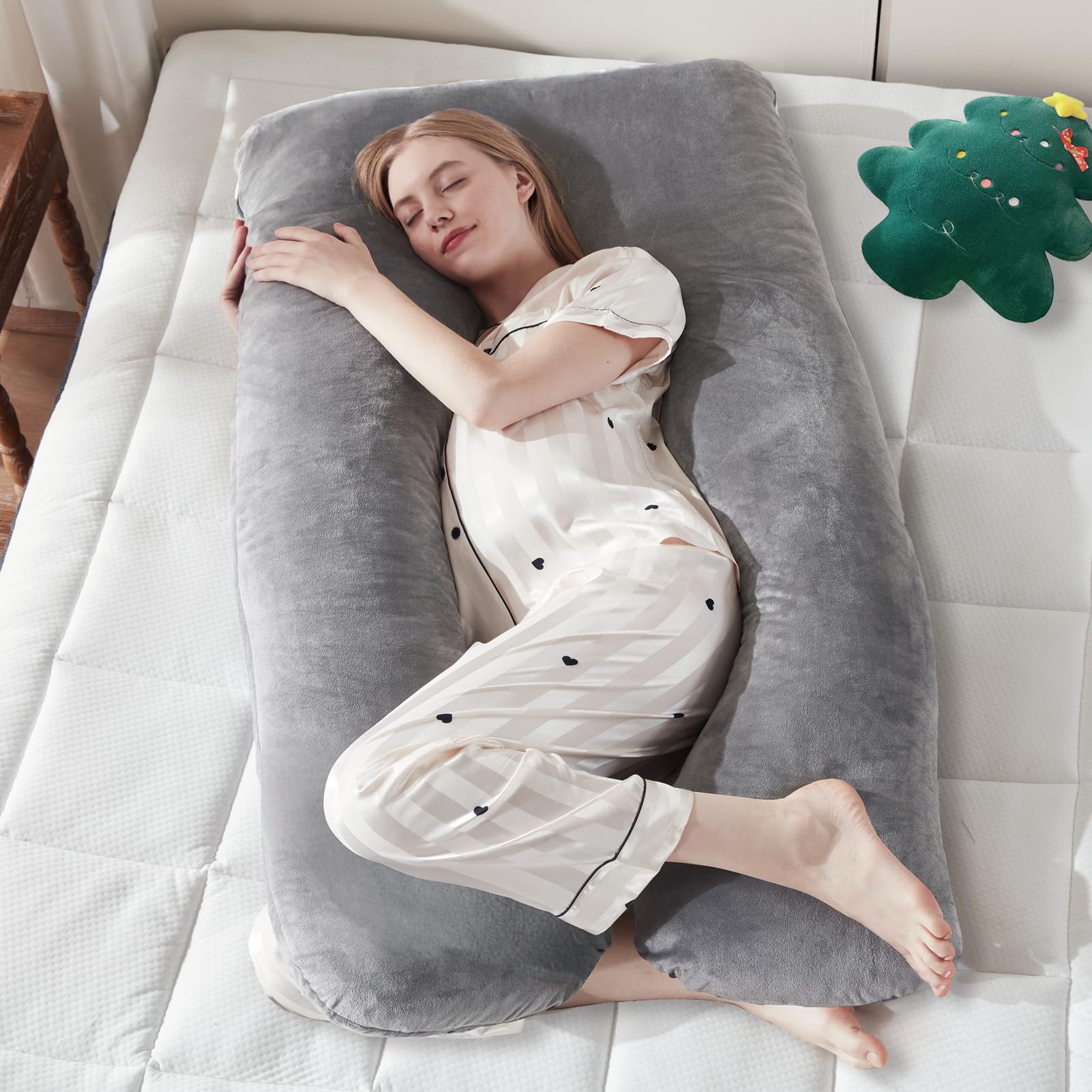 Pregnancy Pillow, U Shaped Body Pillow, Memory Foam Maternity