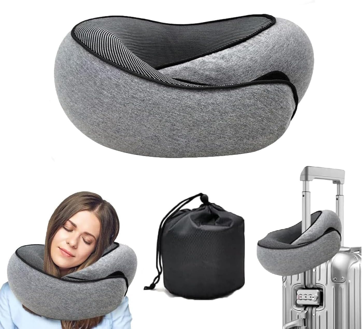 Travel Pillows for Airplanes,2024 New Travel Pillow,Travel Neck Pillow Airplane