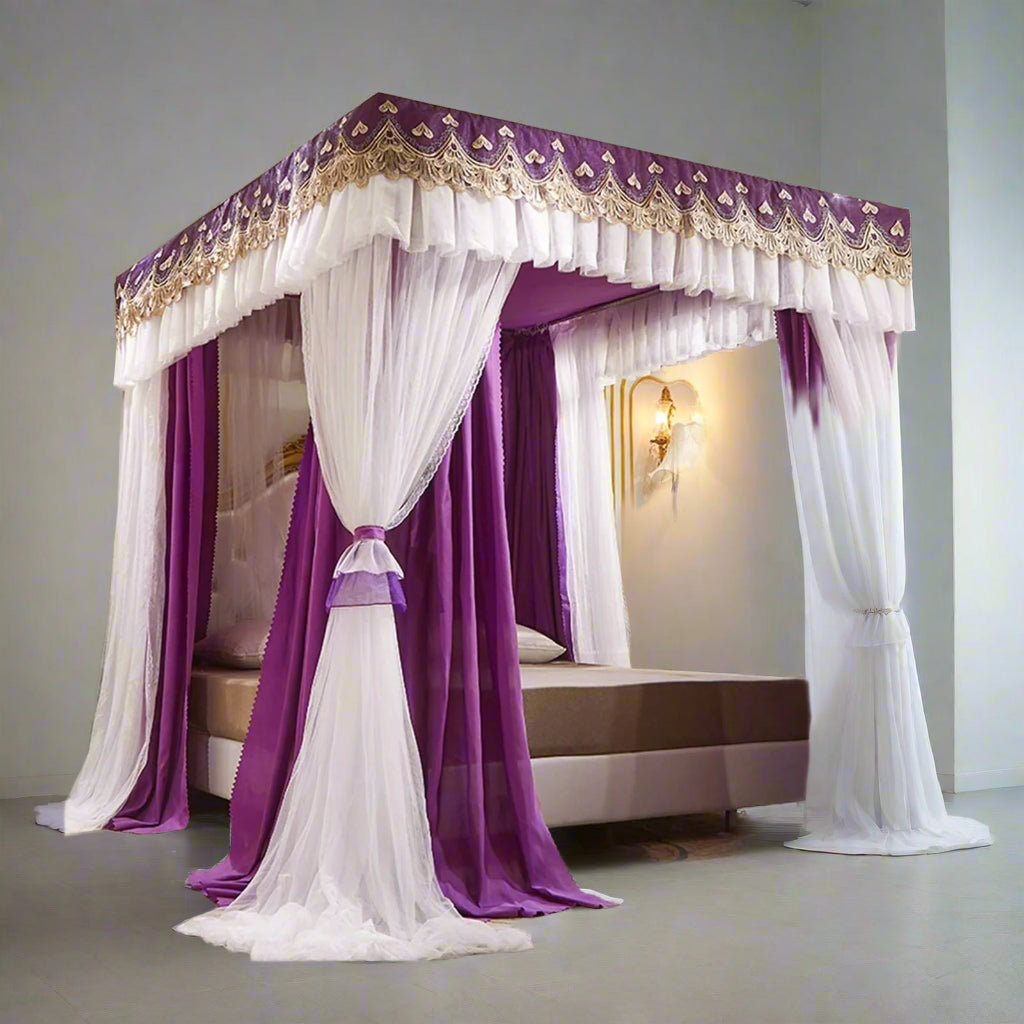 Canopy Double Bed Mosquito Net Windproof