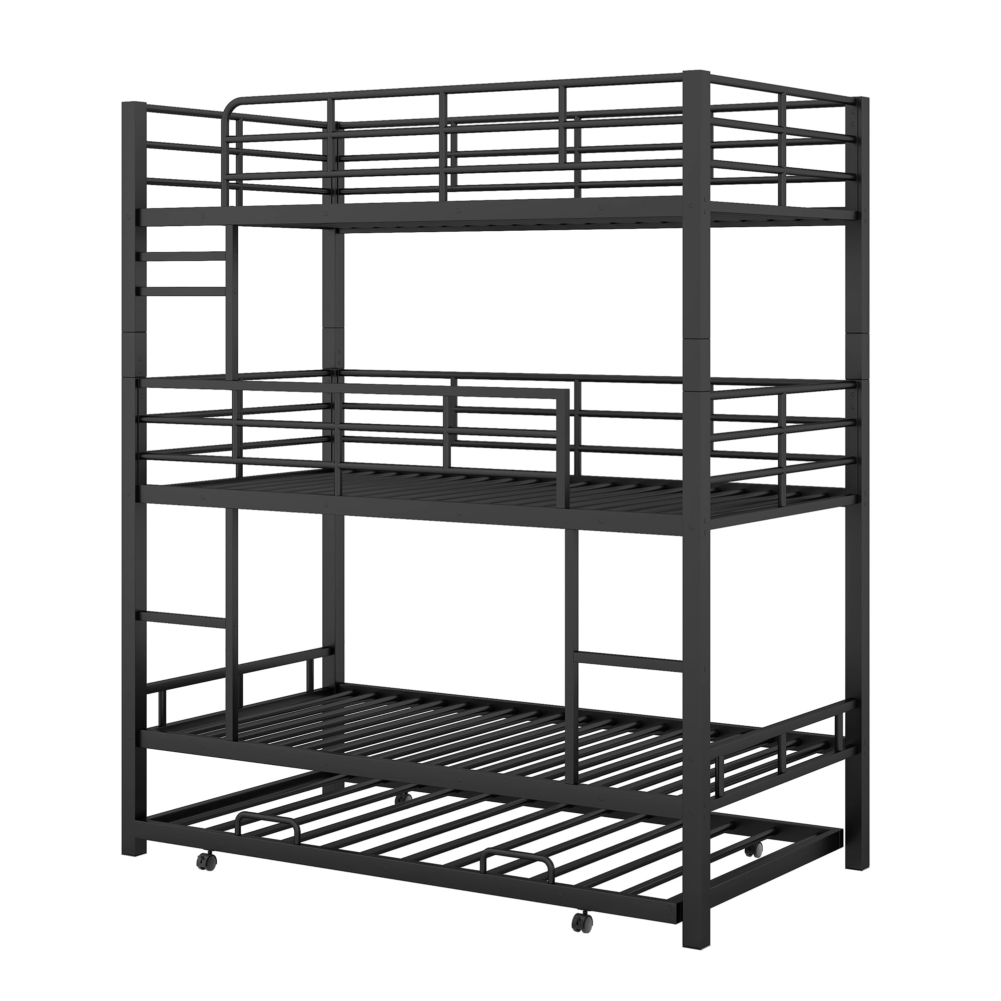 Metal Bunk Bed, Triple Bunk Bed for Kids,Teens, Adults, Girls, Boys