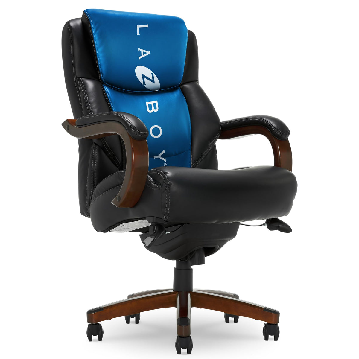 Big & Tall Leather Executive Office Chair with Lumbar Support