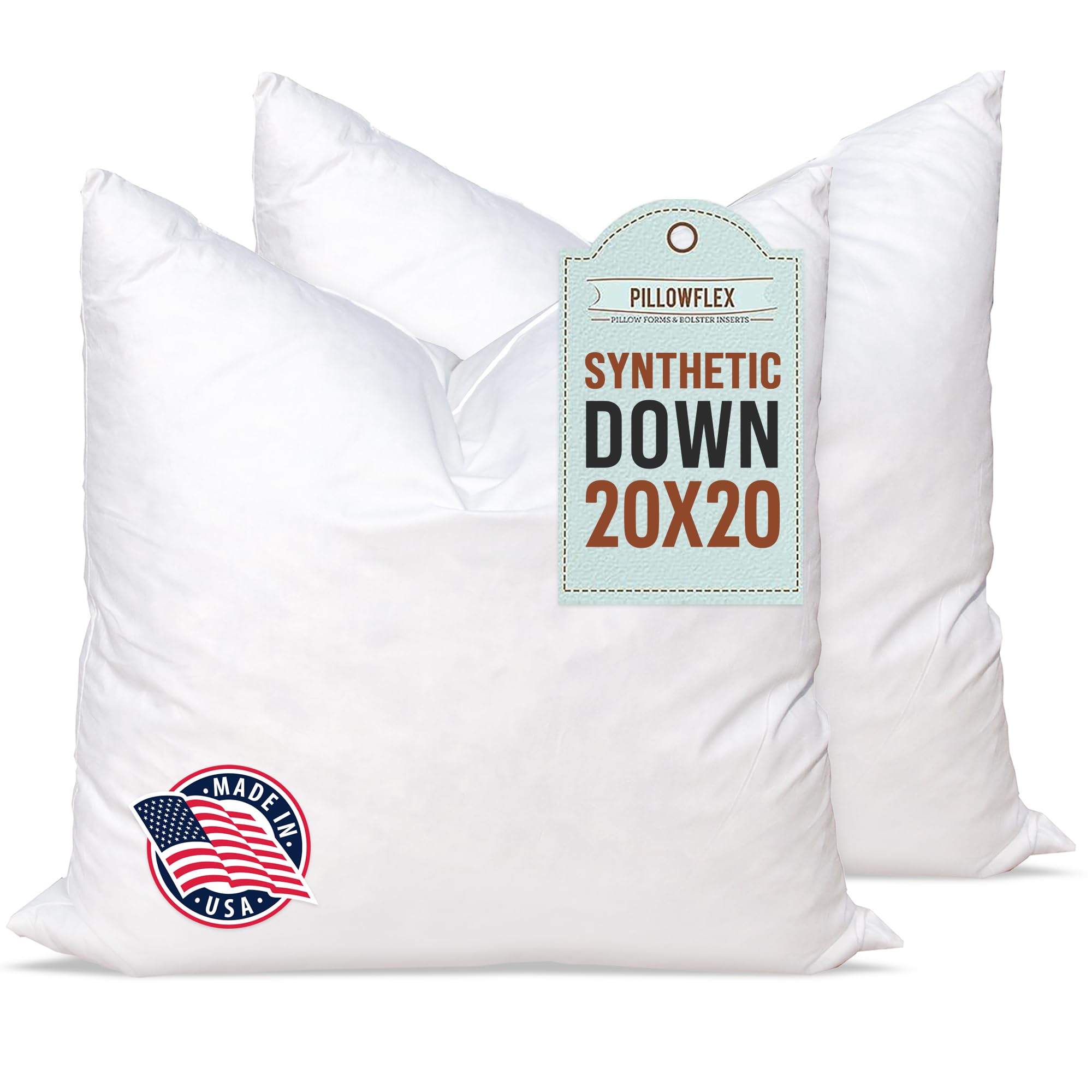 Synthetic Down Alternative Pillow Inserts for Shams - Comfy Pillows