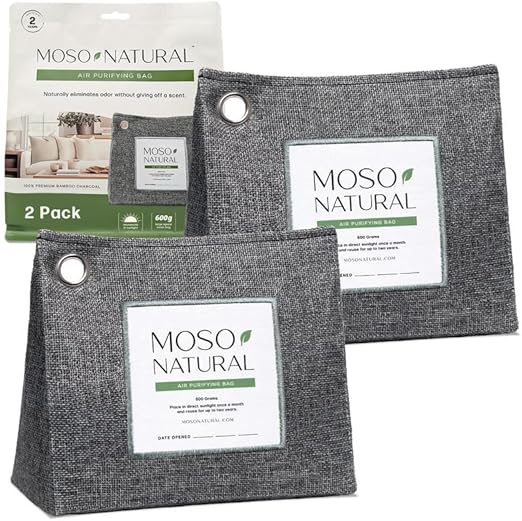 Air Purifying Bag 600g (21oz) Premium Bamboo Charcoal Odor Absorber