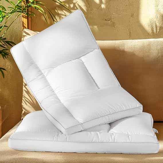 Goose Down Pillow, Cervical Support for Neck Pain Relief