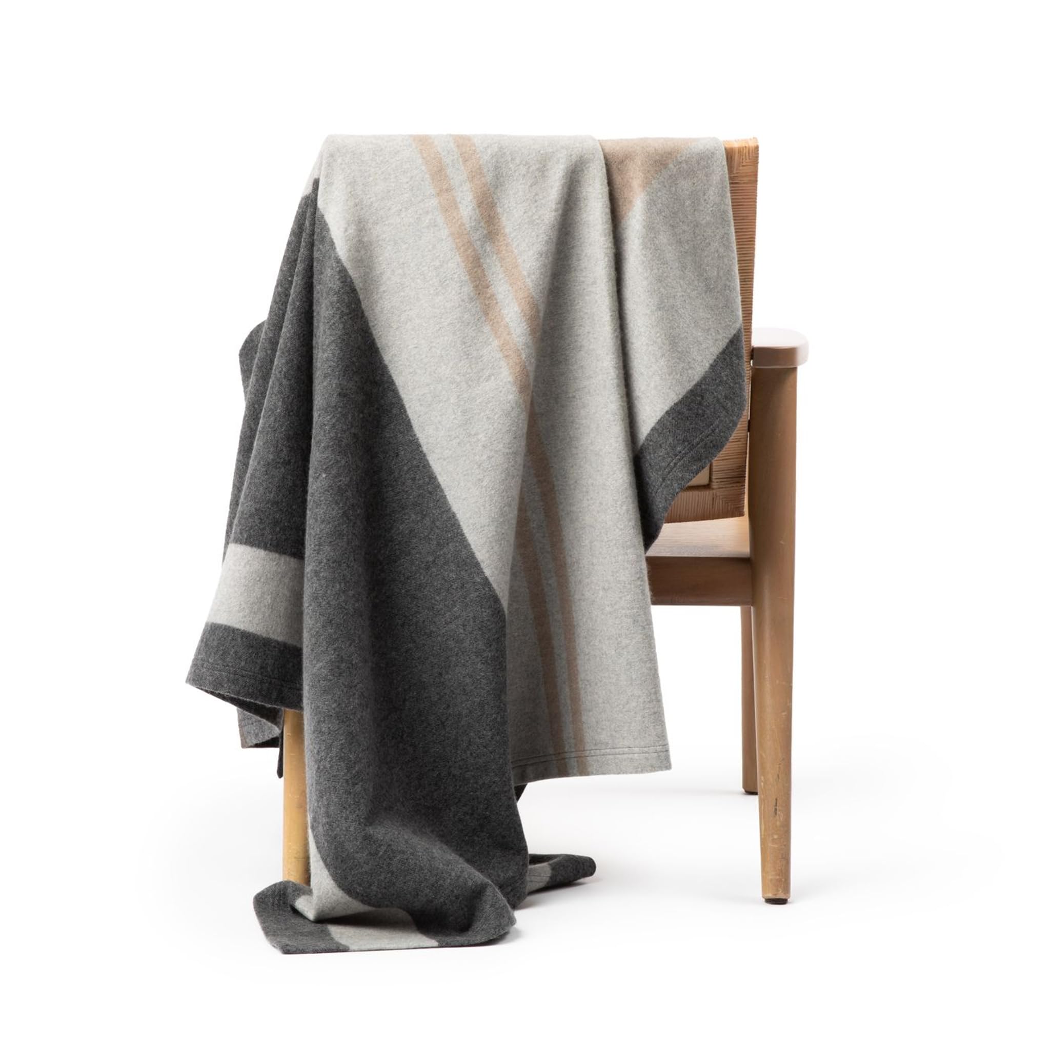 Pure Cashmere Throw Blanket Ultra Soft Woven Accent Blanket for Couch